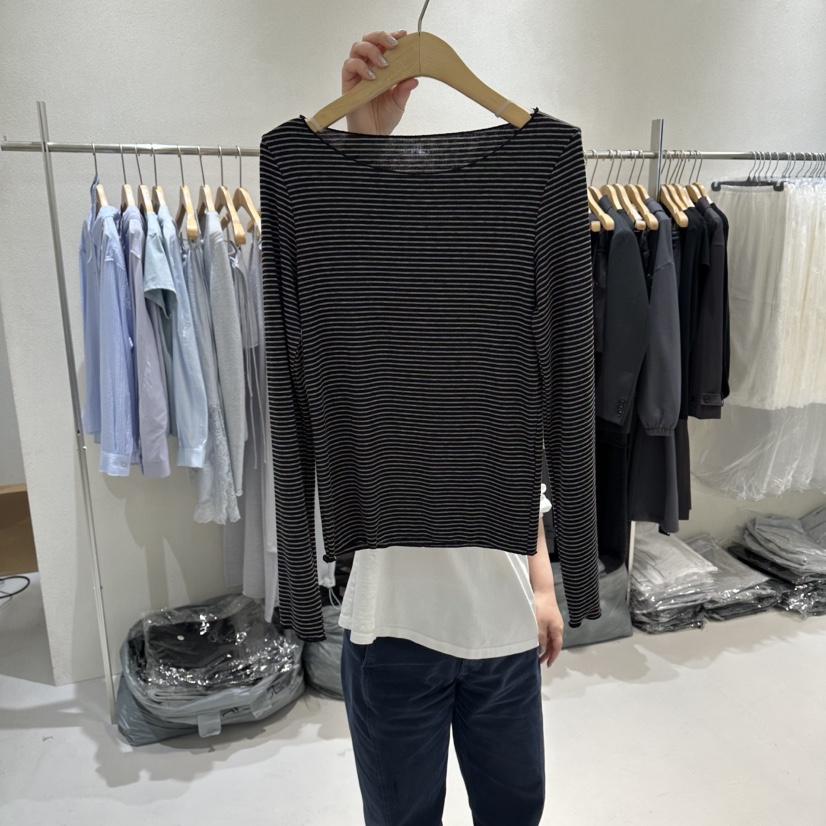 OVU東大門實拍女士新品職業時尚人氣真品26春夏熱賣長袖T恤OVU長袖T恤圖色3