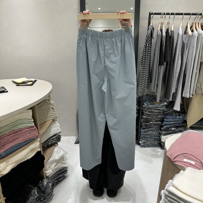 AURA韓國代購女裝新品職業休閑26春夏推薦真品休閑褲尼龍Au ra休閑褲