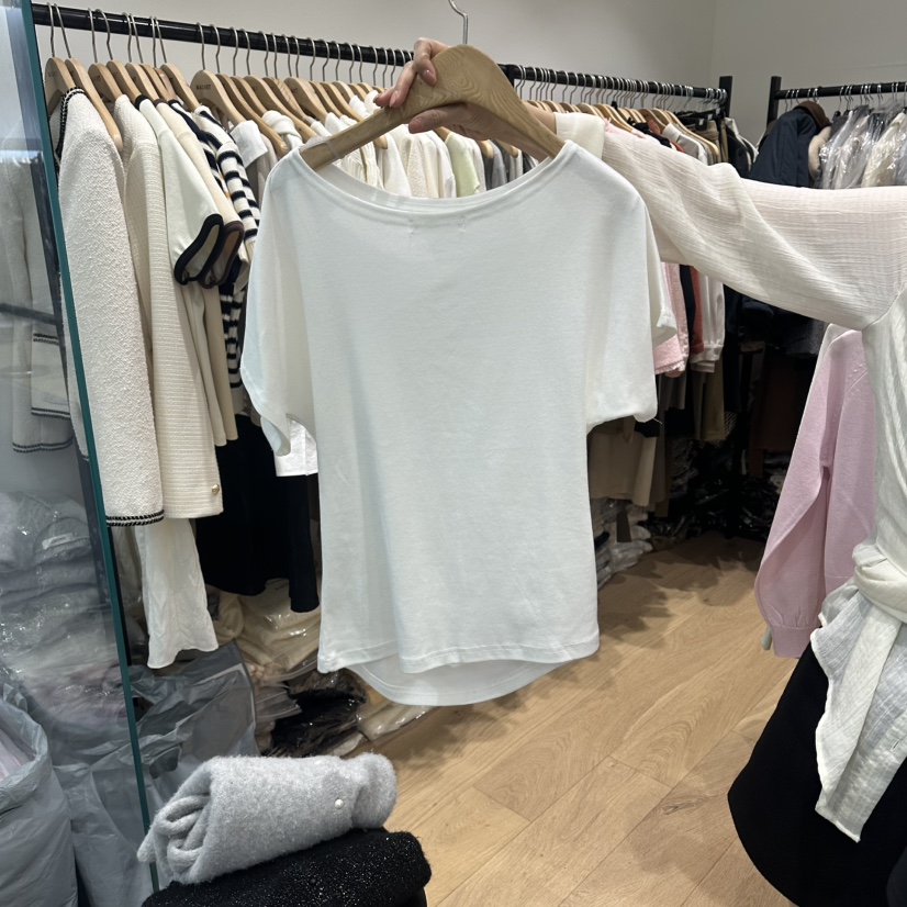 M.G.N東大門實拍女裝新款推薦真品26春夏時尚職業T恤褶皺MAGNETT恤