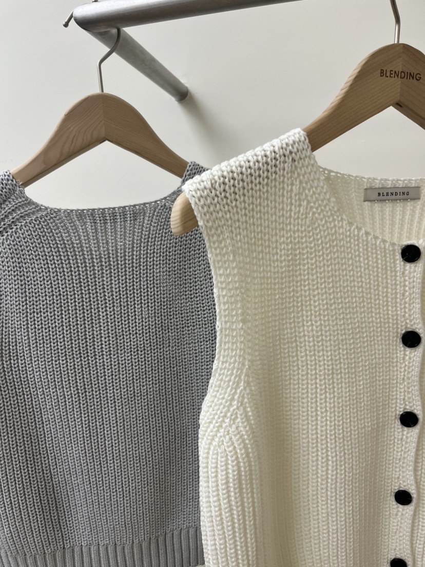 BLENDING-p韓國代購女裝新款推薦職業熱賣時尚休閑26春夏馬甲BLENDING-p馬甲