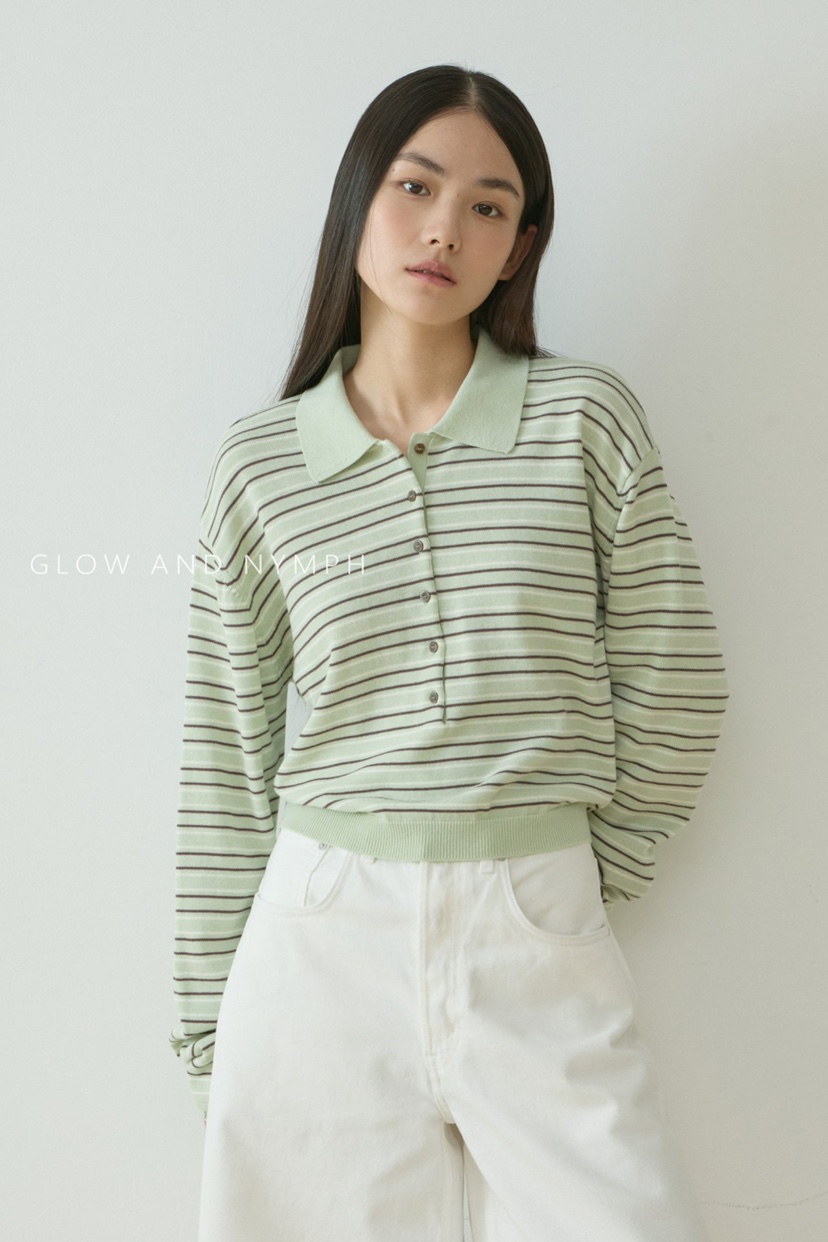 GLOW AND NYMPH韓國直郵女裝新款時尚26春夏推薦針織衫GLOW AND NYMPH針織衫圖色1