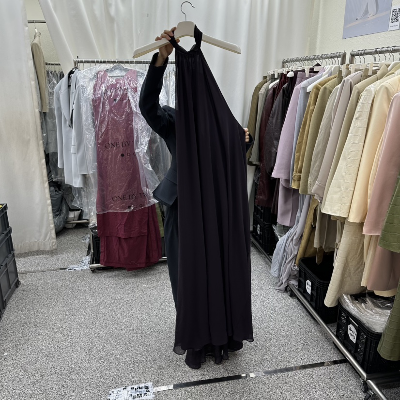 ONEBYTWO韓國代購女士新品人氣26春夏推薦休閑職業連衣裙ONE BY TWO連衣裙圖色2深紫色