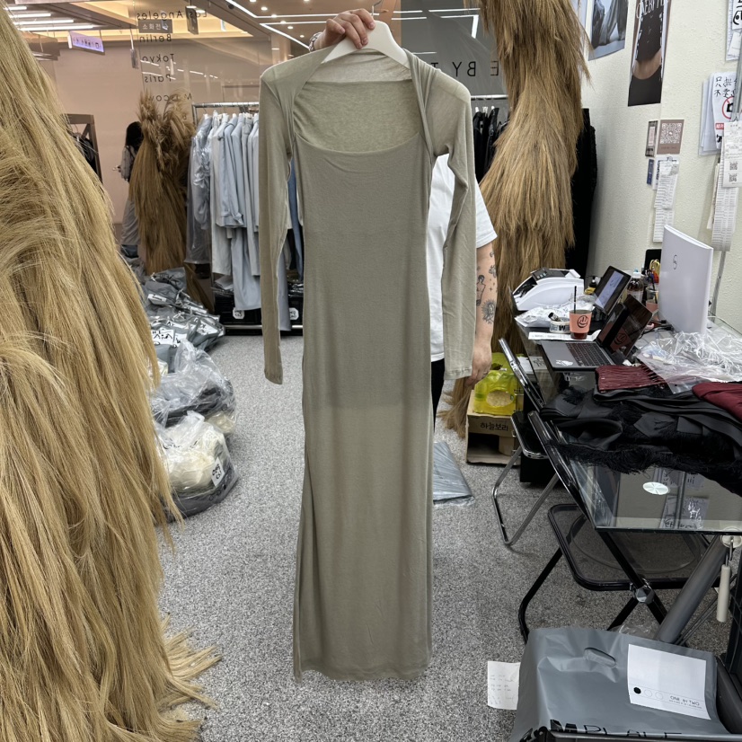 ONEBYTWO東大門代購女士新品真品職業26春夏休閑人氣連衣裙ONE BY TWO連衣裙圖色3