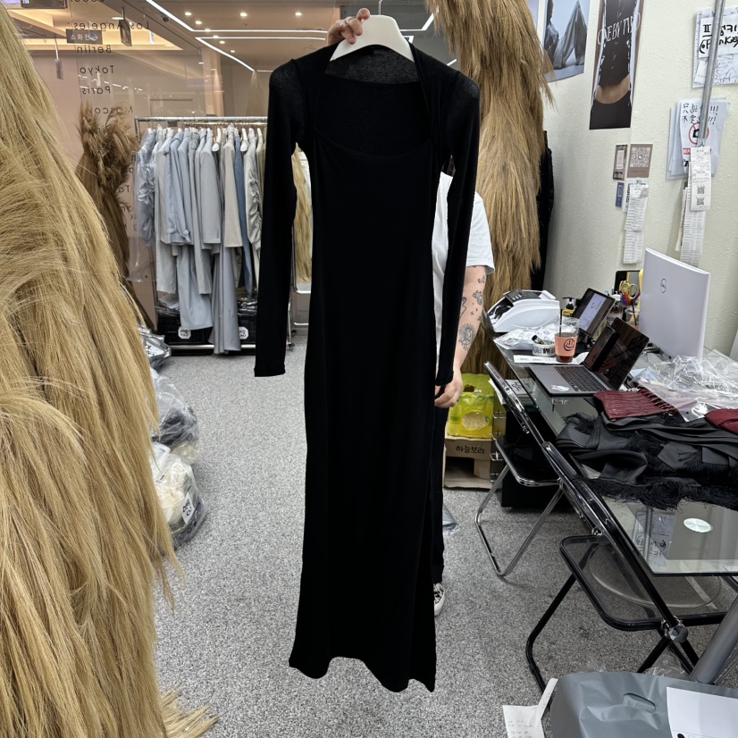 ONEBYTWO東大門代購女士新品真品職業26春夏休閑人氣連衣裙ONE BY TWO連衣裙圖色4