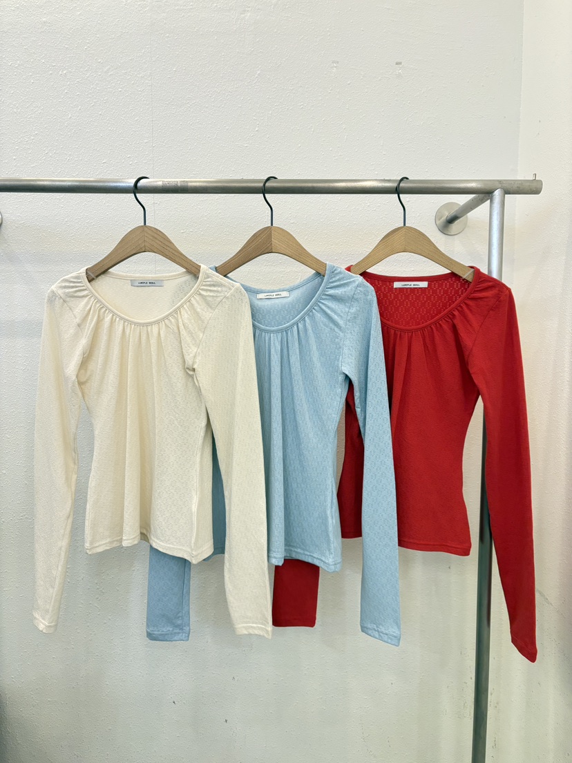 LUMIPLE東大門代購女士新品推薦熱賣職業休閑人氣長袖T恤LUMIPLE長袖T恤