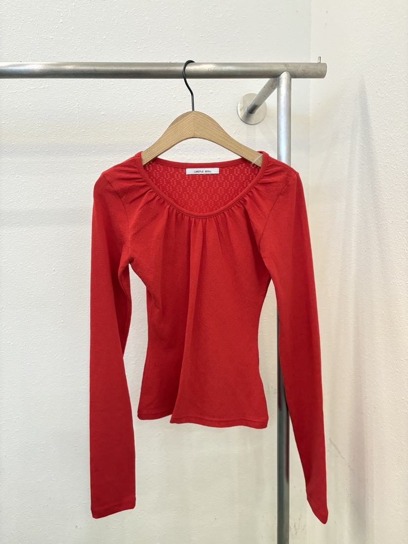 LUMIPLE東大門代購女士新品推薦熱賣職業休閑人氣長袖T恤LUMIPLE長袖T恤圖色1
