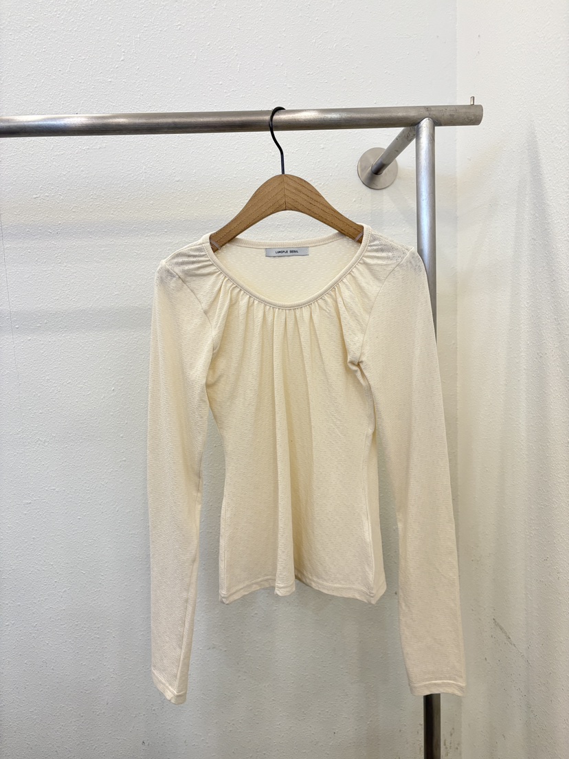 LUMIPLE東大門代購女士新品推薦熱賣職業休閑人氣長袖T恤LUMIPLE長袖T恤圖色3