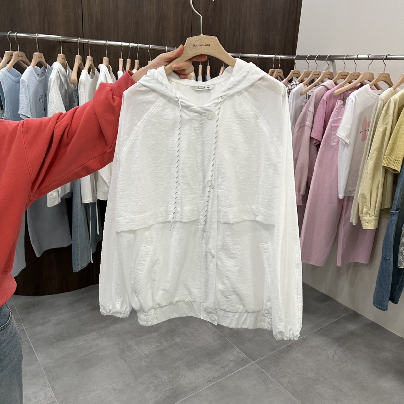 URBANSTORY/REMAKING東大門實拍女裝新品真品時尚夾克兜帽Remaking/URBANSTORY夾克圖色1