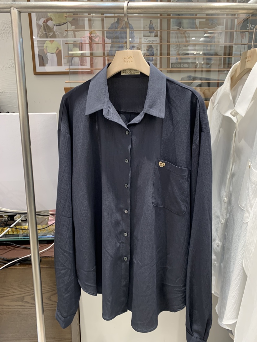 DE GO YOU東大門代購女士新款時尚休閑襯衫蕾絲衫不含內搭DE GO YOU襯衫/蕾絲衫圖色3