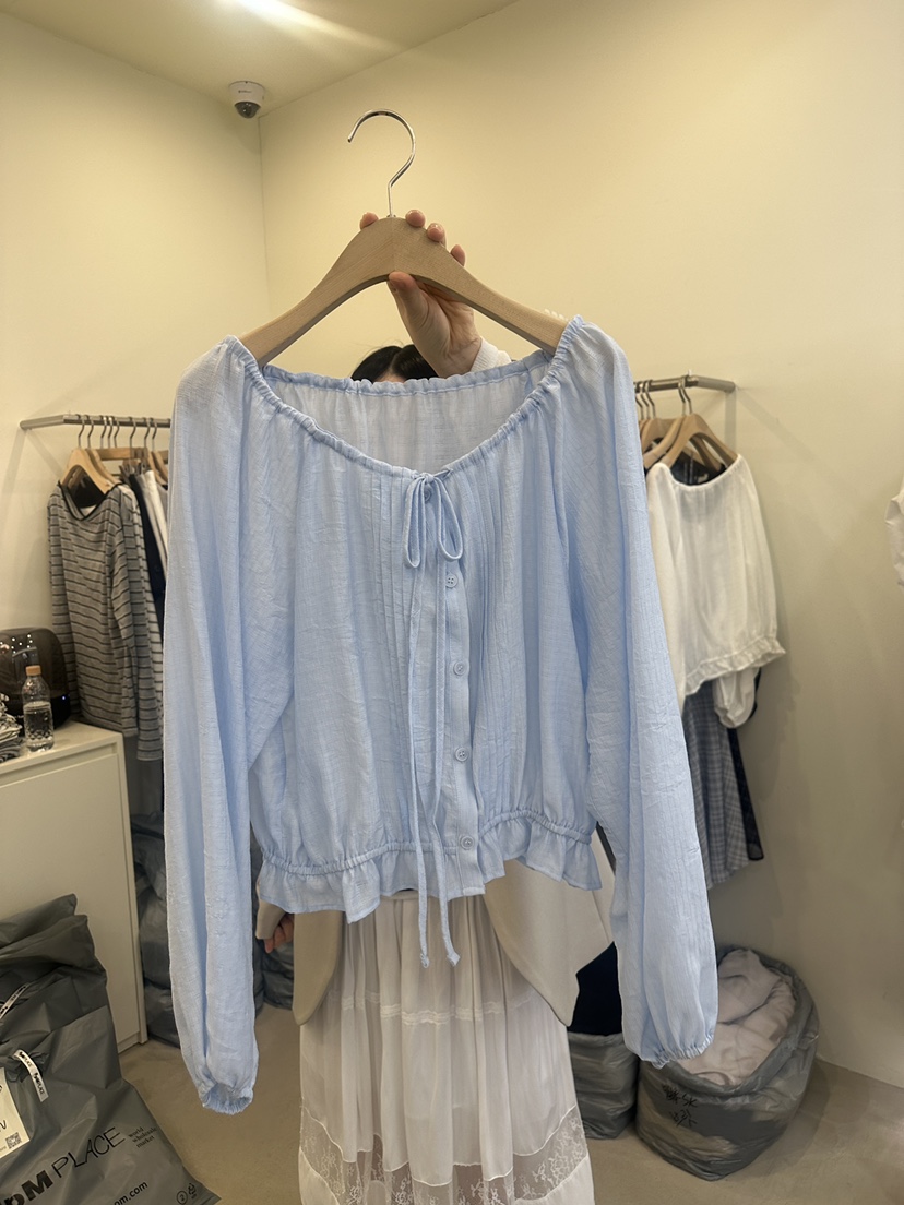 MONDAYMORING東大門代購女士新款職業26春夏時尚襯衫蕾絲衫MONDAYMORING襯衫/蕾絲衫圖色2