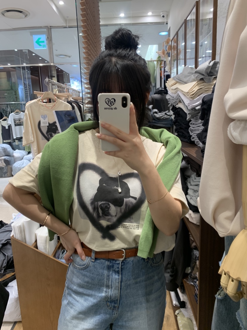 DE GO YOU韓國代購女裝新款真品人氣職業時尚26春夏T恤DE GO YOUT恤