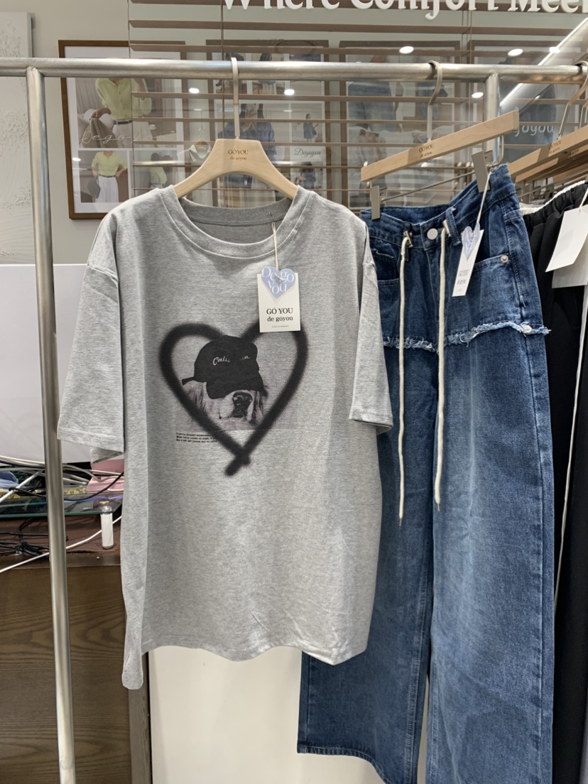 DE GO YOU韓國代購女裝新款真品人氣職業時尚26春夏T恤DE GO YOUT恤