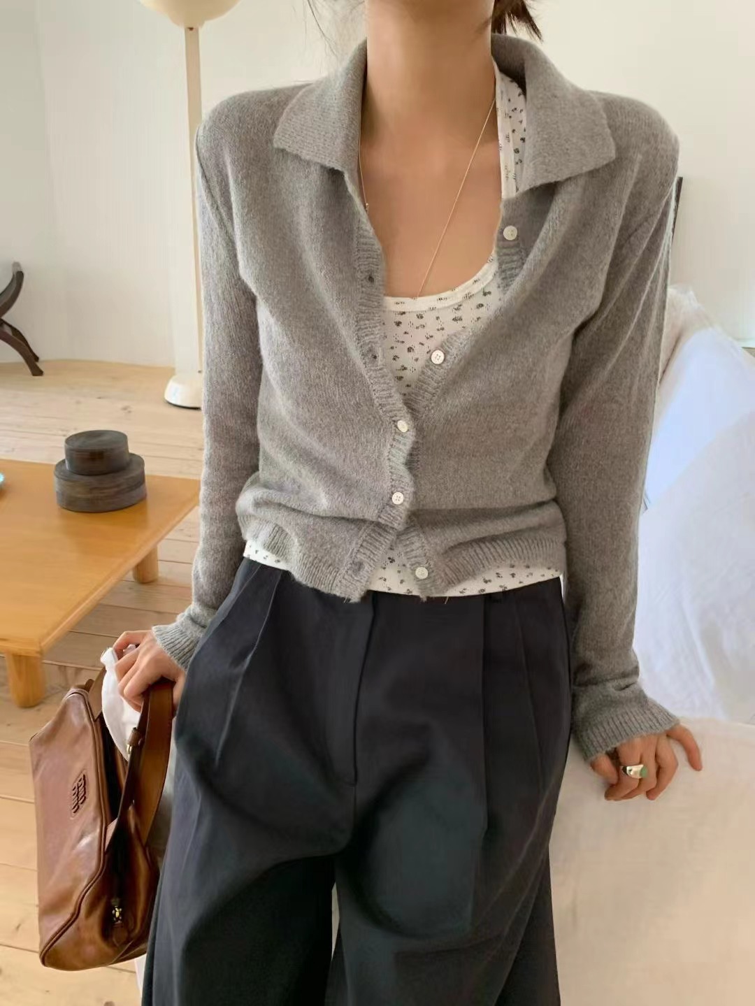 WELL ROW-T/WEARRAW東大門直郵女裝新款職業真品針織衫WELL ROW-T/WEARRAW針織衫圖色2