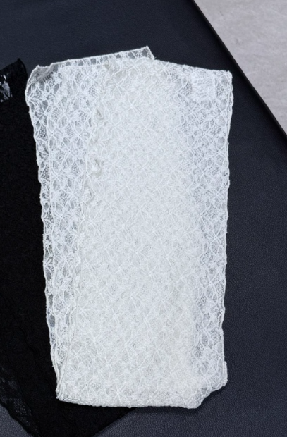 NEAR LEAP-P韓國直郵女士新品真品職業圍巾披肩蕾絲圍巾NEAR LEAP/The N:L圍巾/披肩圖色1