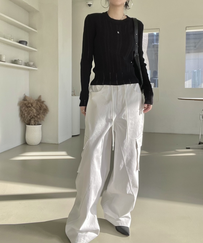 REIZ韓國代購女裝新款時尚真品休閑職業26春夏人氣休閑褲REIZ休閑褲