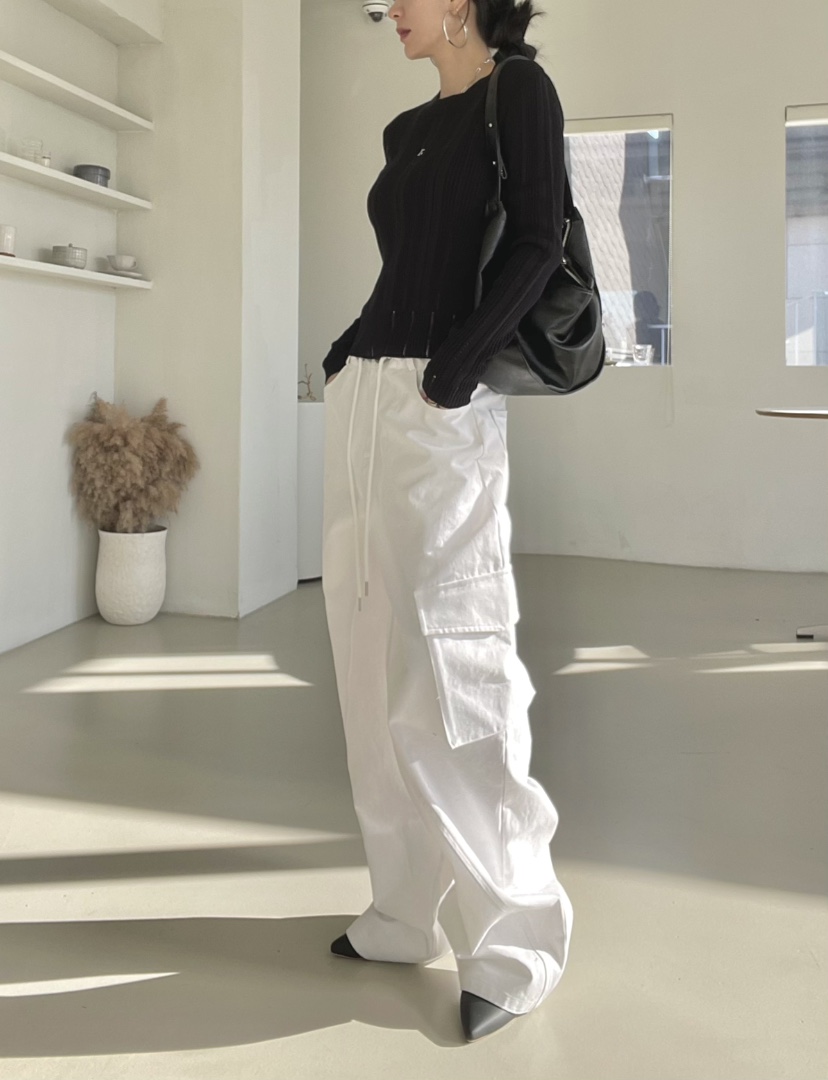 REIZ韓國代購女裝新款時尚真品休閑職業26春夏人氣休閑褲REIZ休閑褲