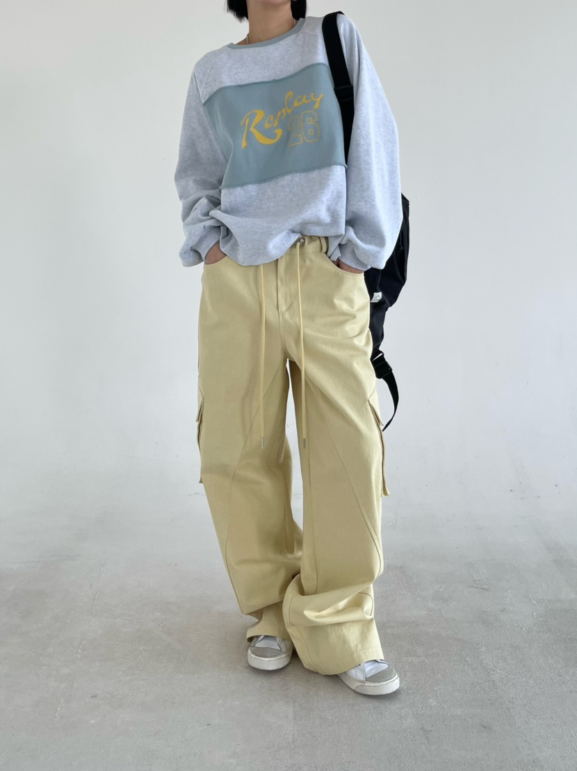 REIZ韓國代購女裝新款時尚真品休閑職業26春夏人氣休閑褲REIZ休閑褲