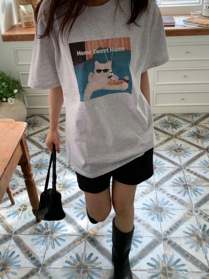 KOMOREBI韓國直郵女裝新品時尚休閑職業熱賣真品26春夏T恤KOMOREBIT恤