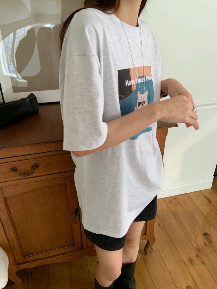 KOMOREBI韓國直郵女裝新品時尚休閑職業熱賣真品26春夏T恤KOMOREBIT恤