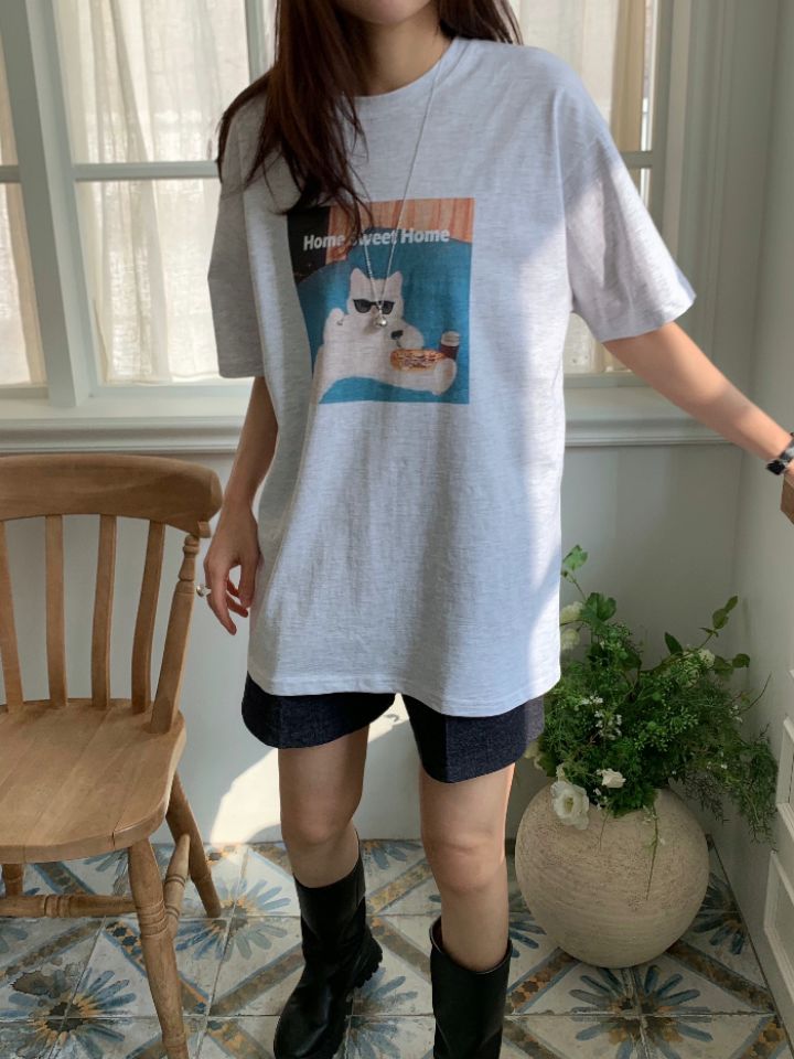 KOMOREBI韓國直郵女裝新品時尚休閑職業熱賣真品26春夏T恤KOMOREBIT恤