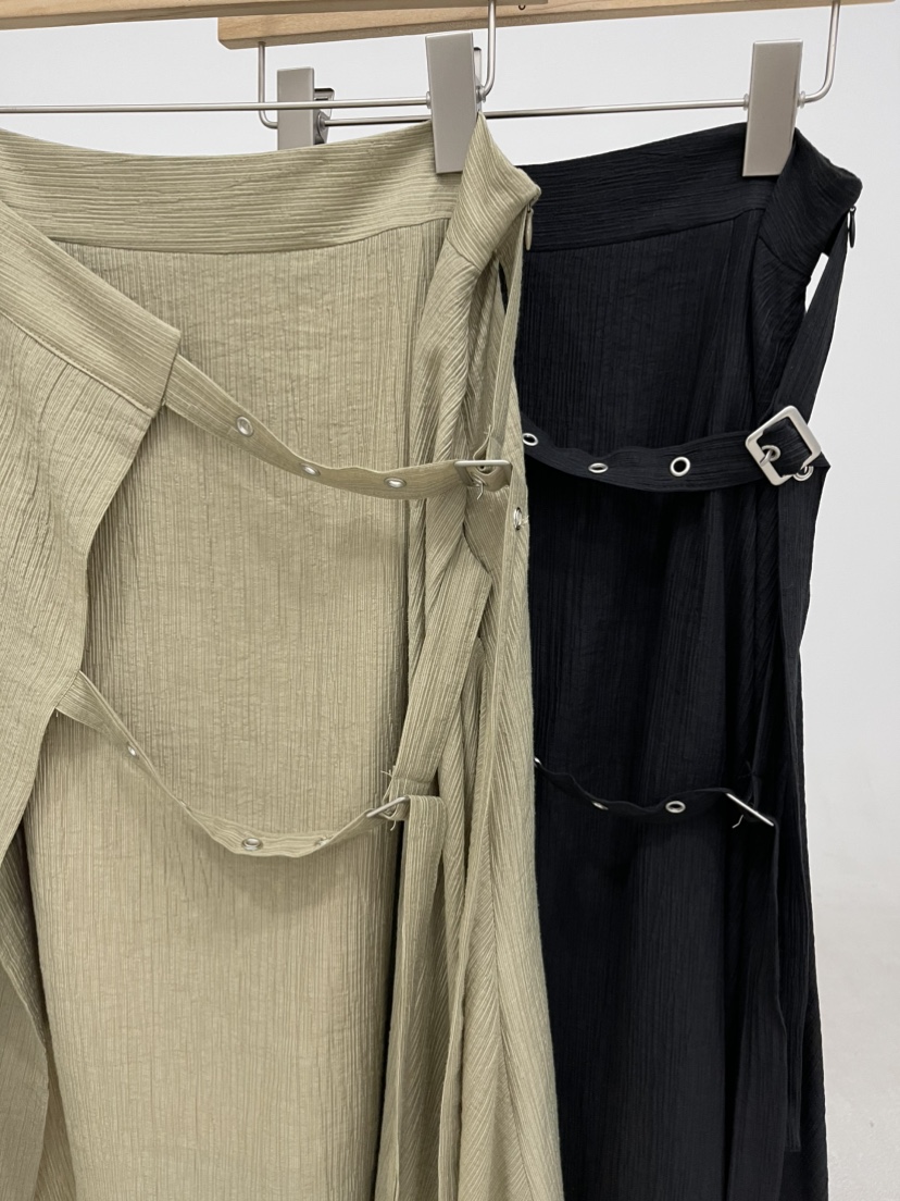 REIZ東大門實拍女裝新款推薦人氣真品休閑半身裙中短裙腰帶REIZ半身裙/中短裙