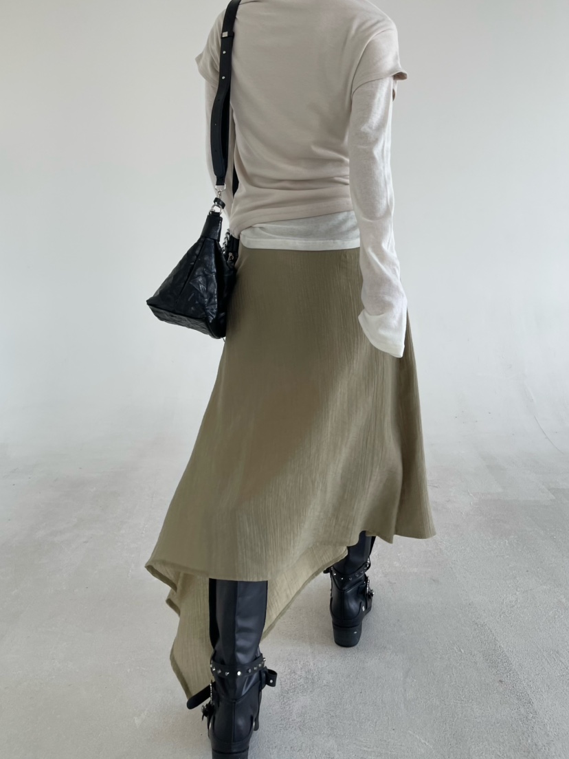 REIZ東大門實拍女裝新款推薦人氣真品休閑半身裙中短裙腰帶REIZ半身裙/中短裙