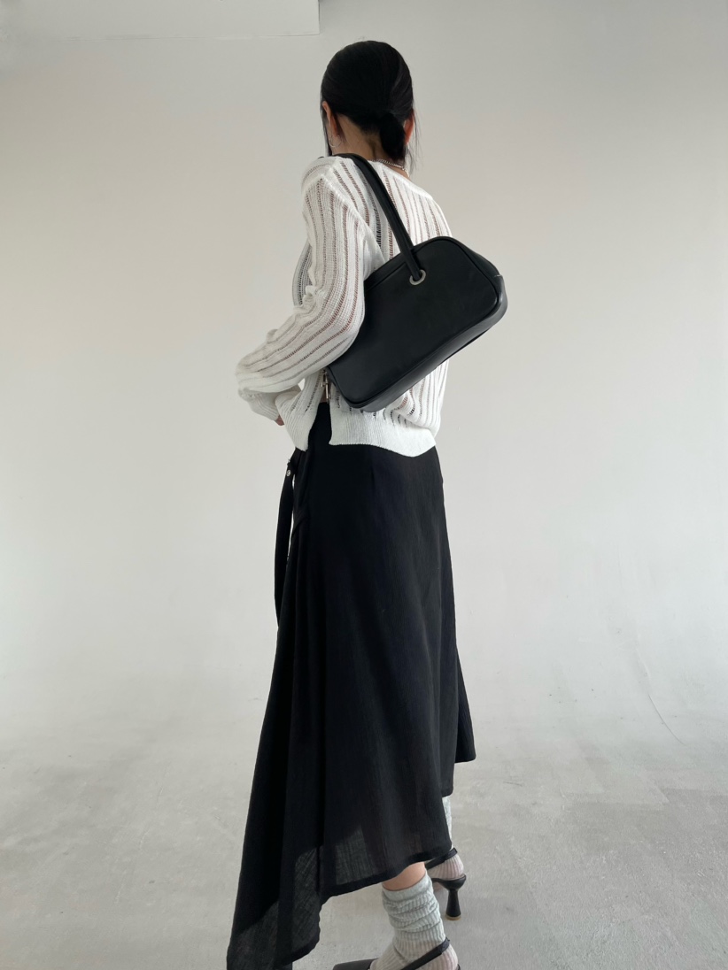 REIZ東大門實拍女裝新款推薦人氣真品休閑半身裙中短裙腰帶REIZ半身裙/中短裙