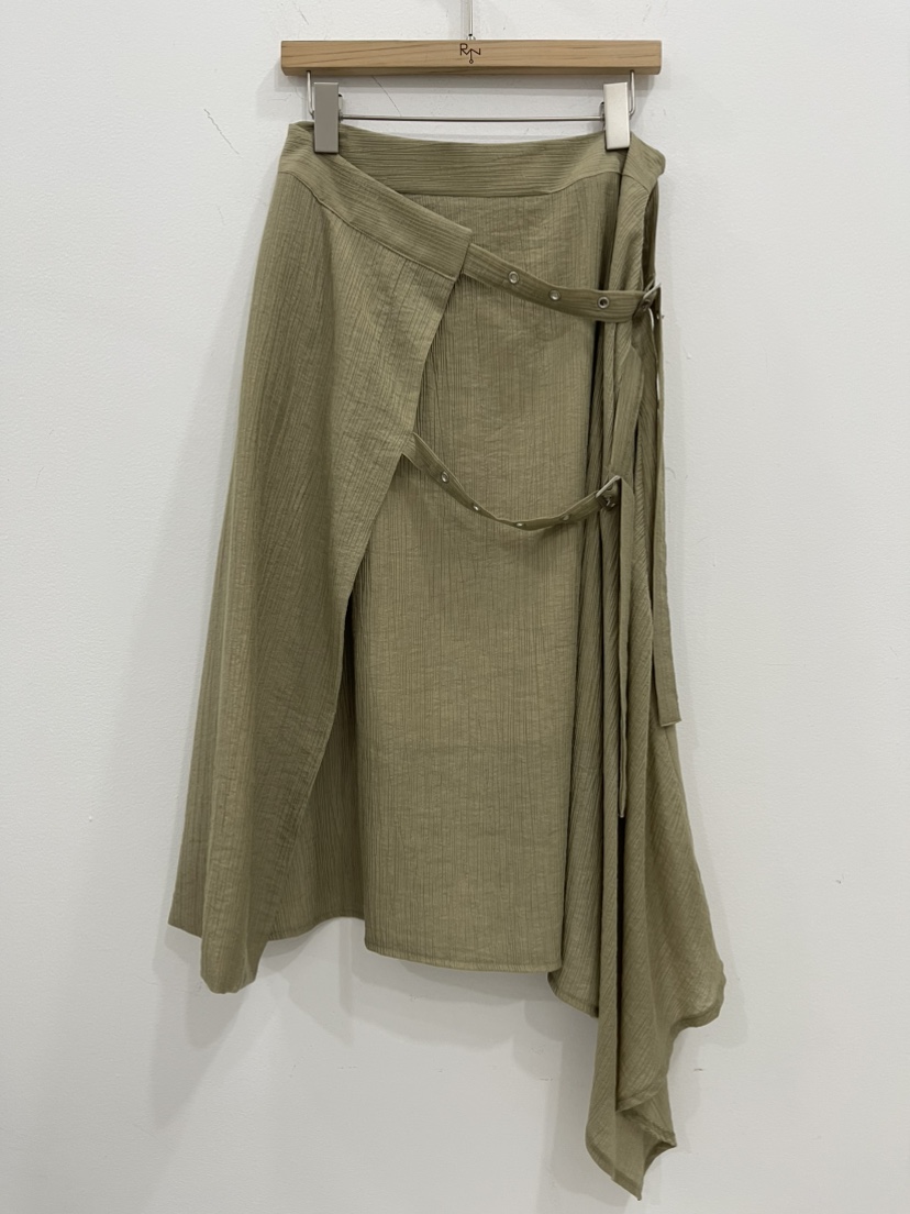 REIZ東大門實拍女裝新款推薦人氣真品休閑半身裙中短裙腰帶REIZ半身裙/中短裙圖色1