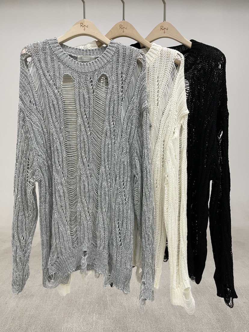 REIZ東大門實拍女裝新品推薦職業26春夏時尚人氣休閑針織衫REIZ針織衫