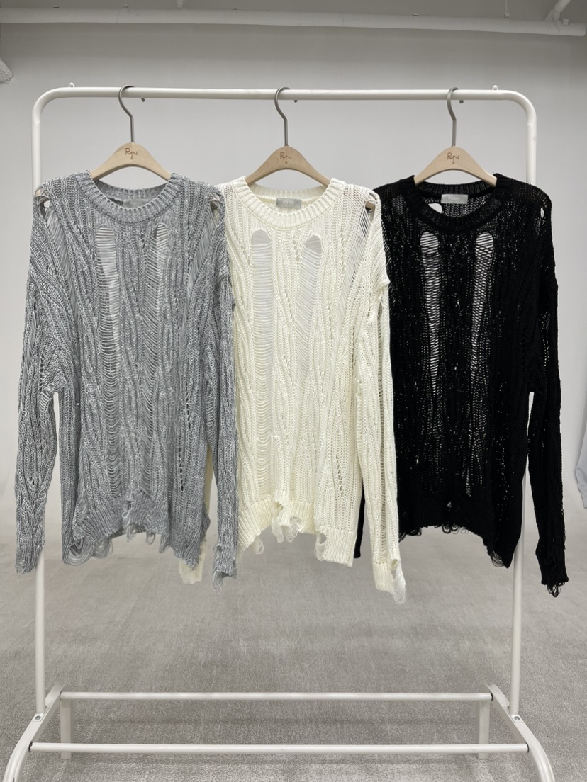 REIZ東大門實拍女裝新品推薦職業26春夏時尚人氣休閑針織衫REIZ針織衫