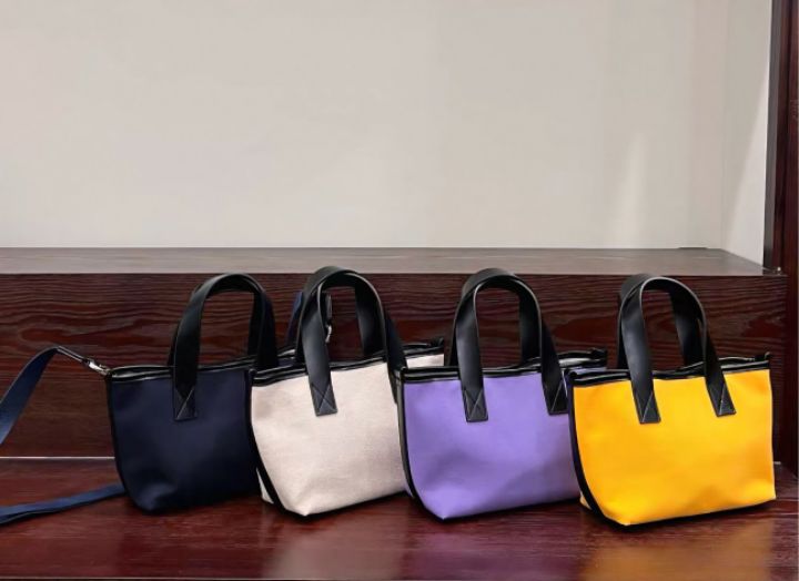 TROUVAILLE韓國直郵女裝新品26春夏推薦休閑單肩斜跨包帆布TROUVAILLE單肩/斜跨包圖色30左三色