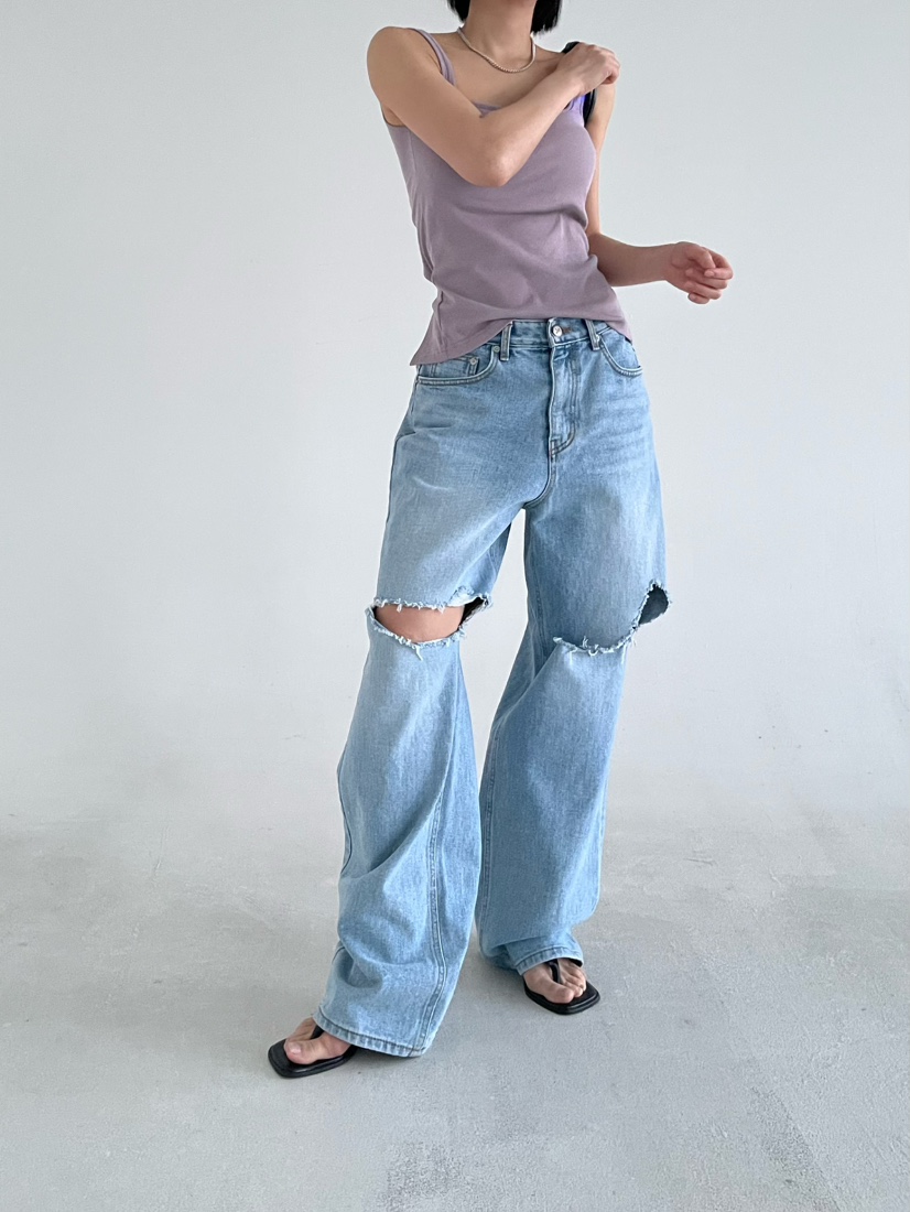 REIZ東大門代購女士新款時尚休閑人氣推薦熱賣真品牛仔褲REIZ牛仔褲