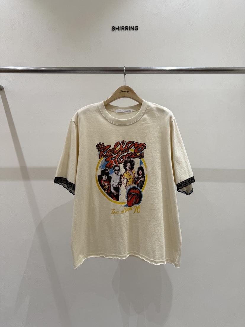 SHIRRING東大門實拍女裝新款休閑職業熱賣推薦人氣26春夏T恤SHIRRINGT恤圖色1