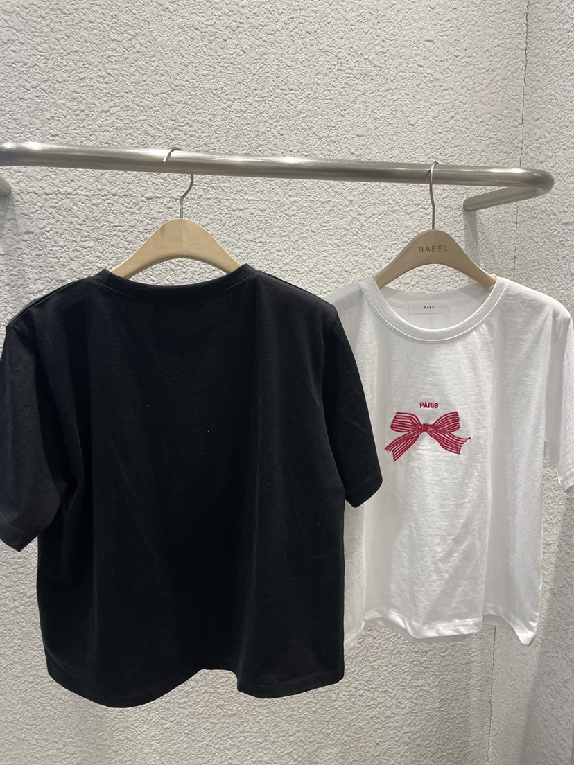 BABEL東大門直郵女裝新品真品熱賣職業人氣時尚26春夏T恤刺繡BABELT恤