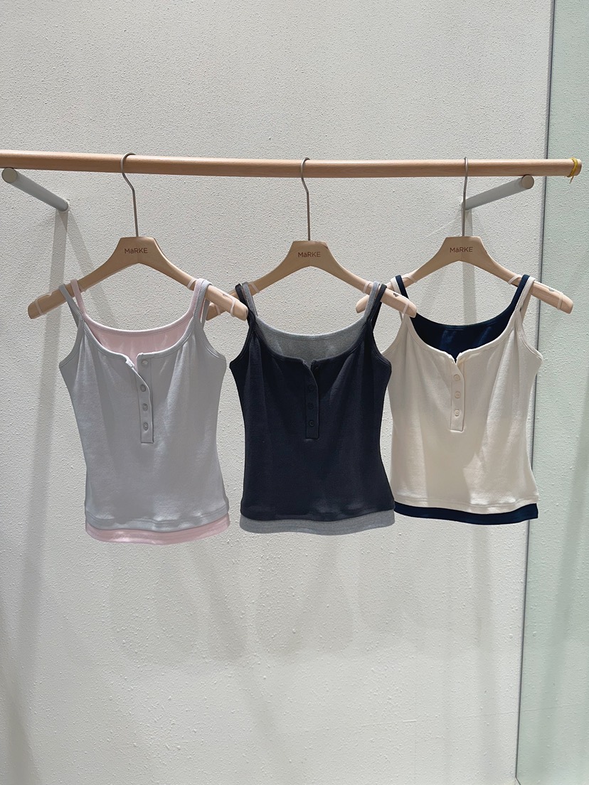 MARKE-P韓國直郵女裝新品人氣26春夏套裝兩件套套裝開衫紐扣MARKE-P套裝