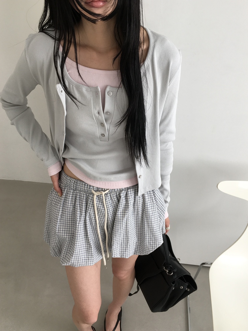 MARKE-P韓國直郵女裝新品人氣26春夏套裝兩件套套裝開衫紐扣MARKE-P套裝