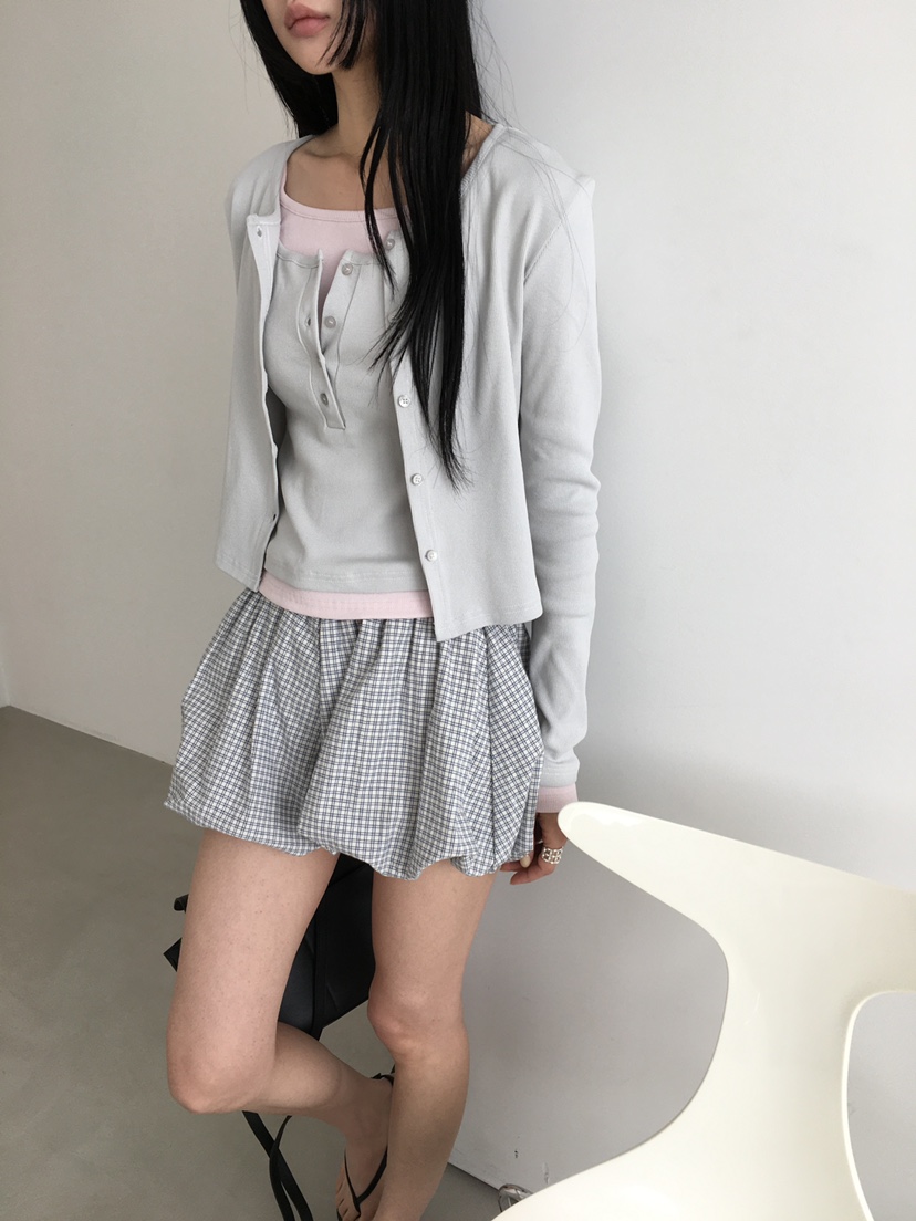 MARKE-P韓國直郵女裝新品人氣26春夏套裝兩件套套裝開衫紐扣MARKE-P套裝