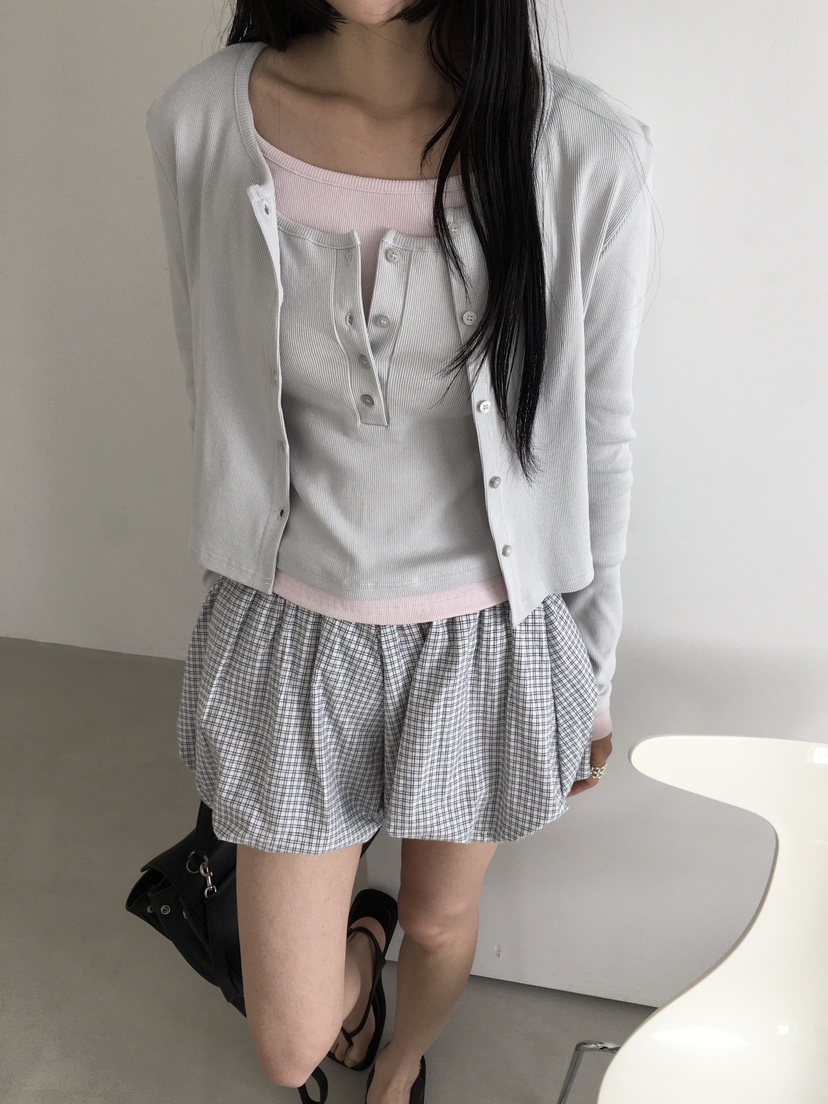 MARKE-P韓國直郵女裝新品人氣26春夏套裝兩件套套裝開衫紐扣MARKE-P套裝