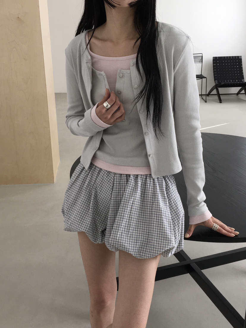 MARKE-P韓國直郵女裝新品人氣26春夏套裝兩件套套裝開衫紐扣MARKE-P套裝