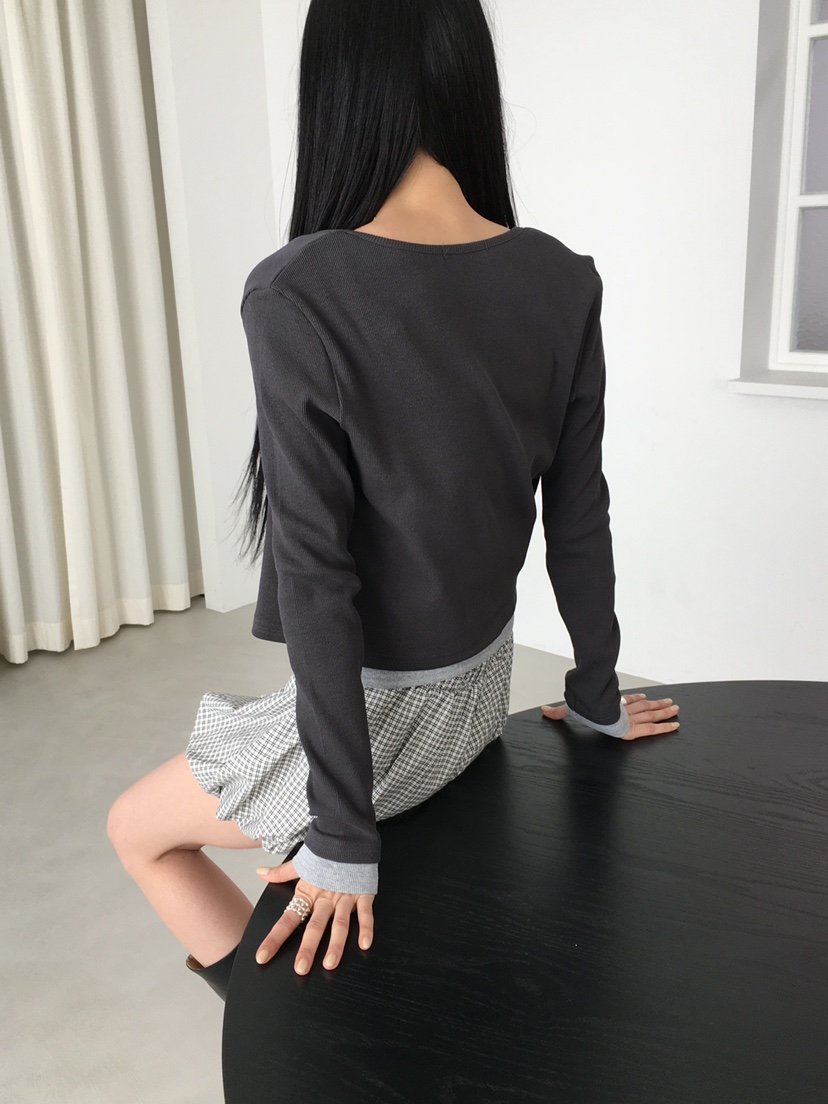 MARKE-P韓國直郵女裝新品人氣26春夏套裝兩件套套裝開衫紐扣MARKE-P套裝