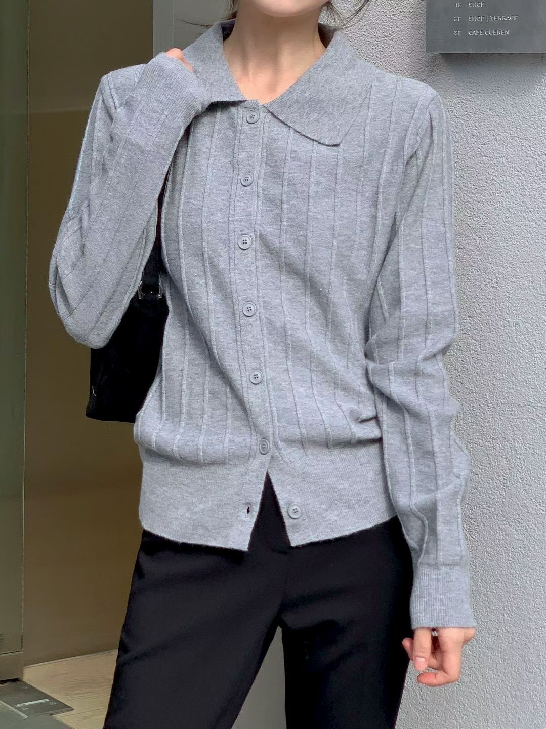 EPI JEAN-T韓國代購女士新款推薦真品職業熱賣針織衫羅紋EPI JEAN-T針織衫圖色2