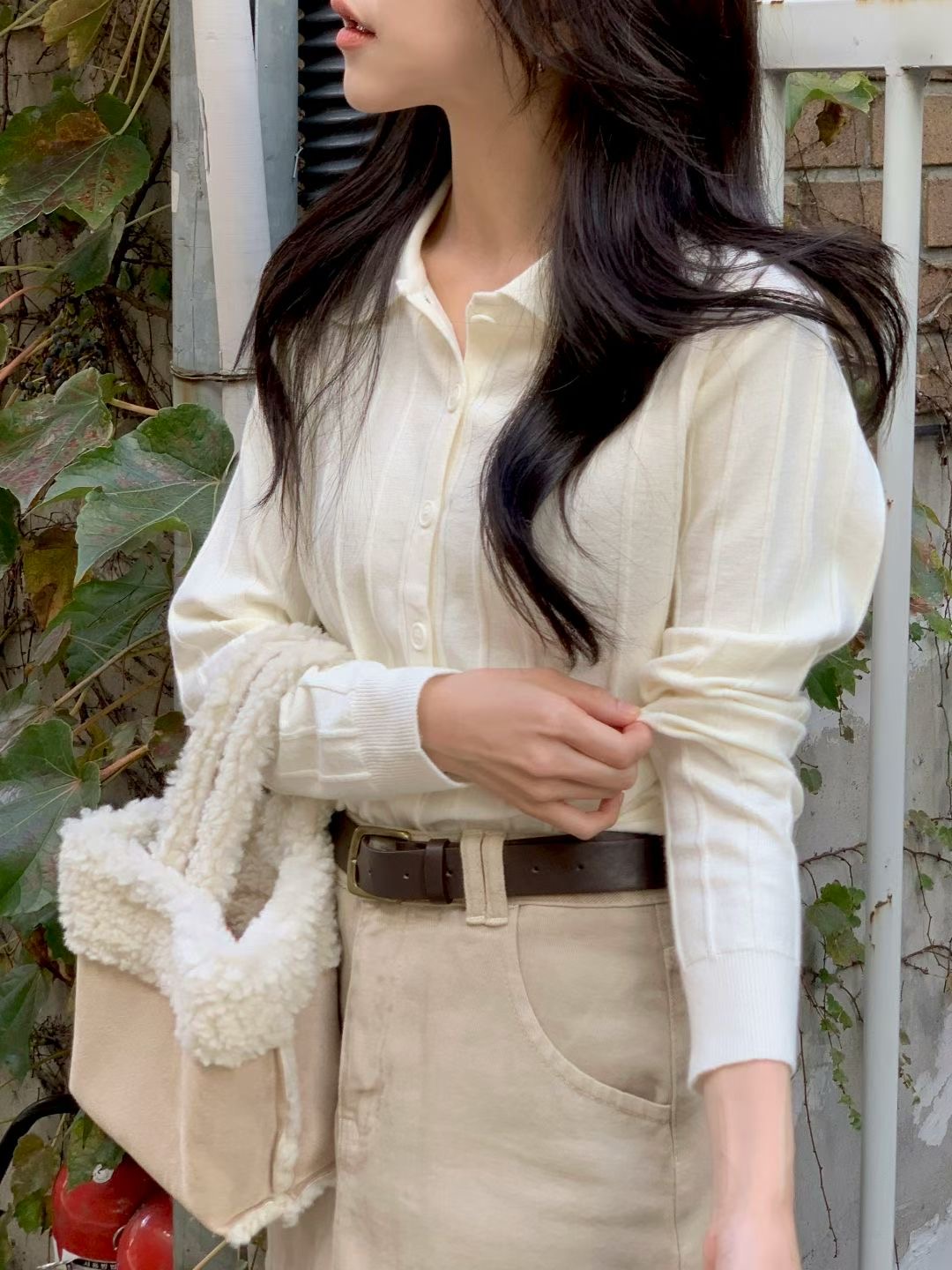 EPI JEAN-T韓國代購女士新款推薦真品職業熱賣針織衫羅紋EPI JEAN-T針織衫圖色3