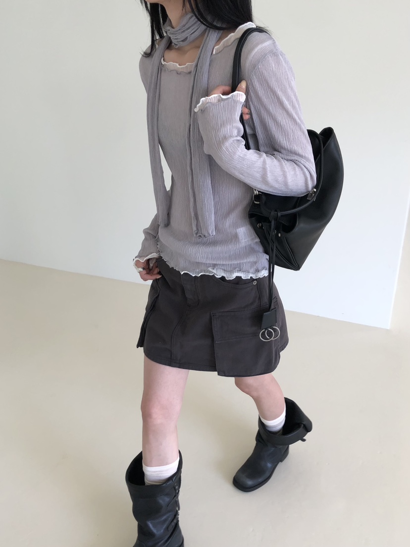 MUSE-P東大門直郵女裝新款休閑真品職業26春夏時尚熱賣短裙MUSE-P短裙