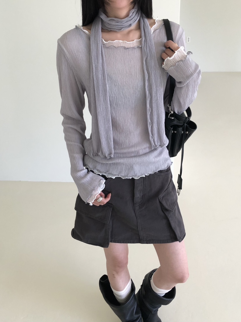 MUSE-P東大門直郵女裝新款休閑真品職業26春夏時尚熱賣短裙MUSE-P短裙