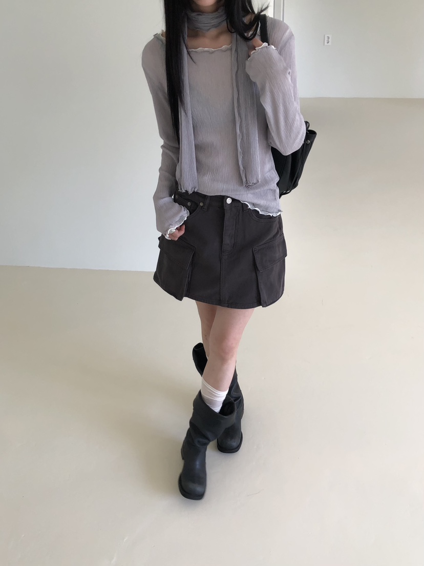 MUSE-P東大門直郵女裝新款休閑真品職業26春夏時尚熱賣短裙MUSE-P短裙