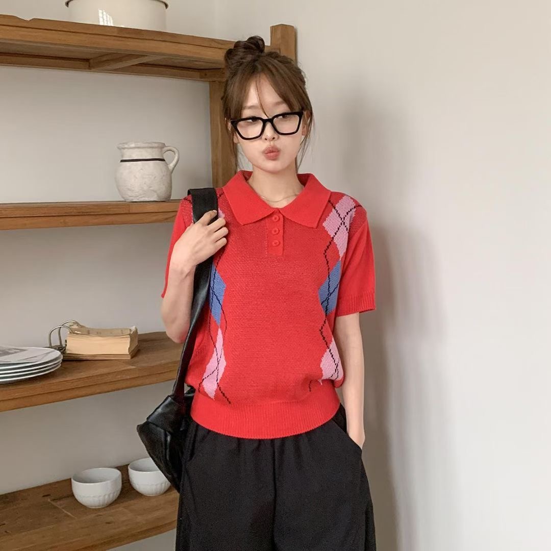 EPI JEAN-T東大門代購女裝新款時尚人氣休閑26春夏針織衫EPI JEAN-T針織衫圖色1