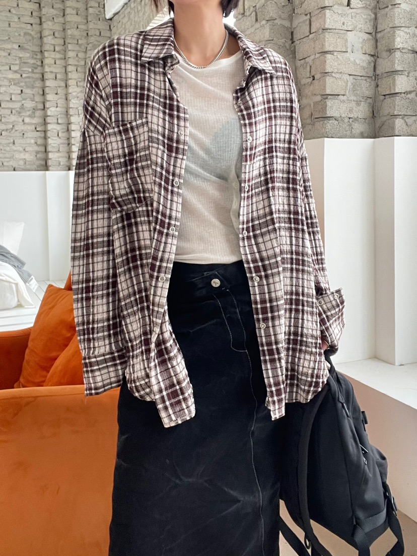 REIZ東大門實拍女裝新款時尚人氣推薦26春夏真品襯衫蕾絲衫REIZ襯衫/蕾絲衫