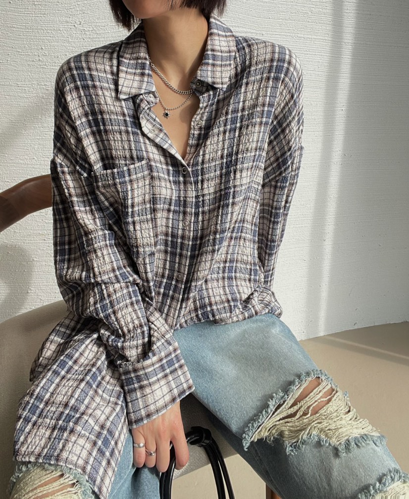 REIZ東大門實拍女裝新款時尚人氣推薦26春夏真品襯衫蕾絲衫REIZ襯衫/蕾絲衫