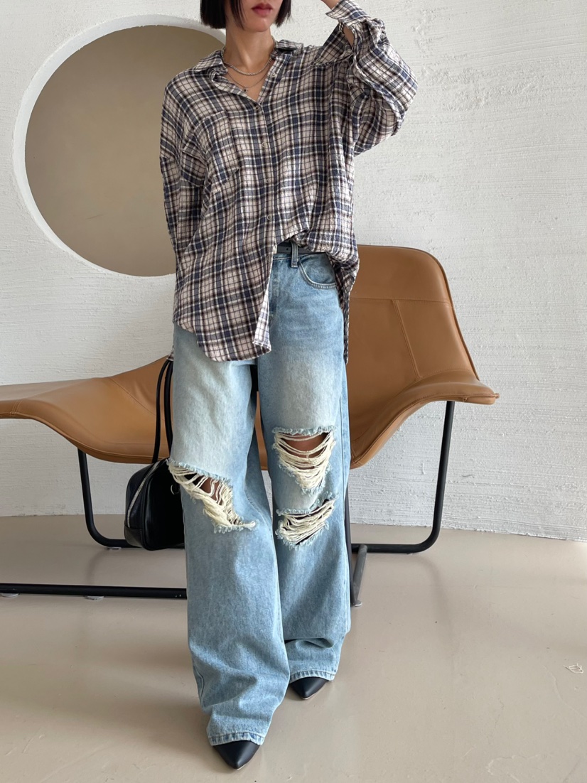 REIZ東大門實拍女裝新款時尚人氣推薦26春夏真品襯衫蕾絲衫REIZ襯衫/蕾絲衫