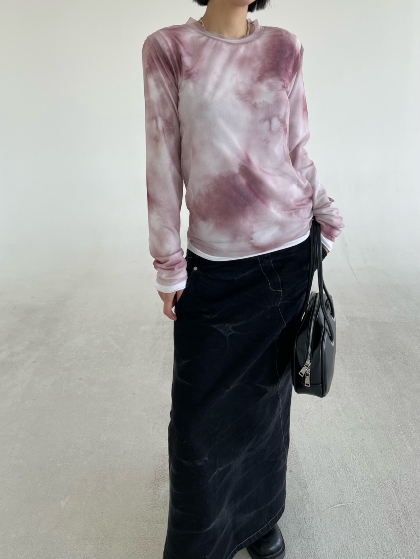 REIZ東大門實拍女士新品推薦真品職業時尚休閑長袖T恤雙層REIZ長袖T恤